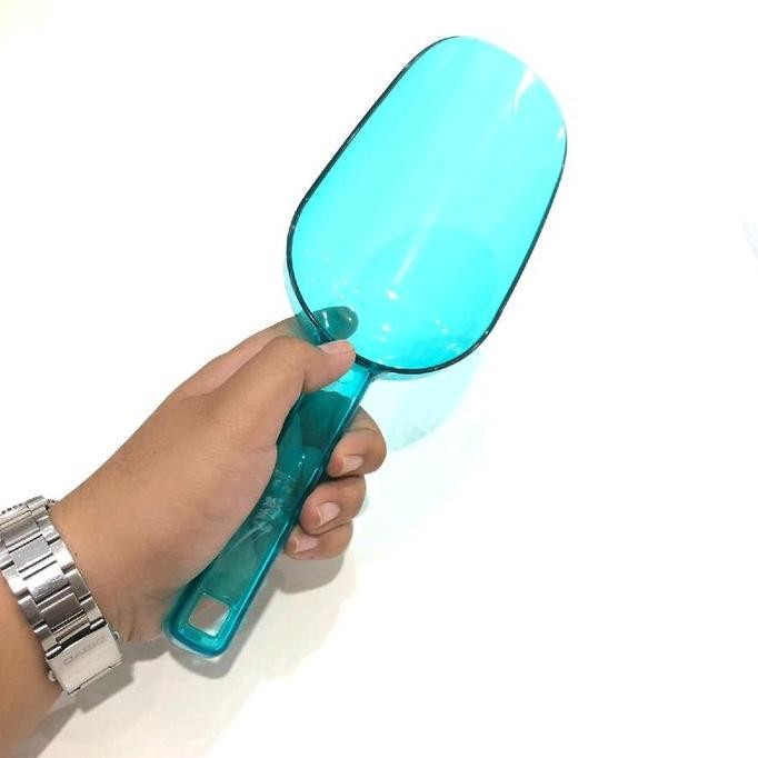 

Terlaris Sendok Sekop Es Batu Plastik/Skop Beras Tepung Ice Scoop Kitchenware Hitam Hijau Alat Dapur Cream