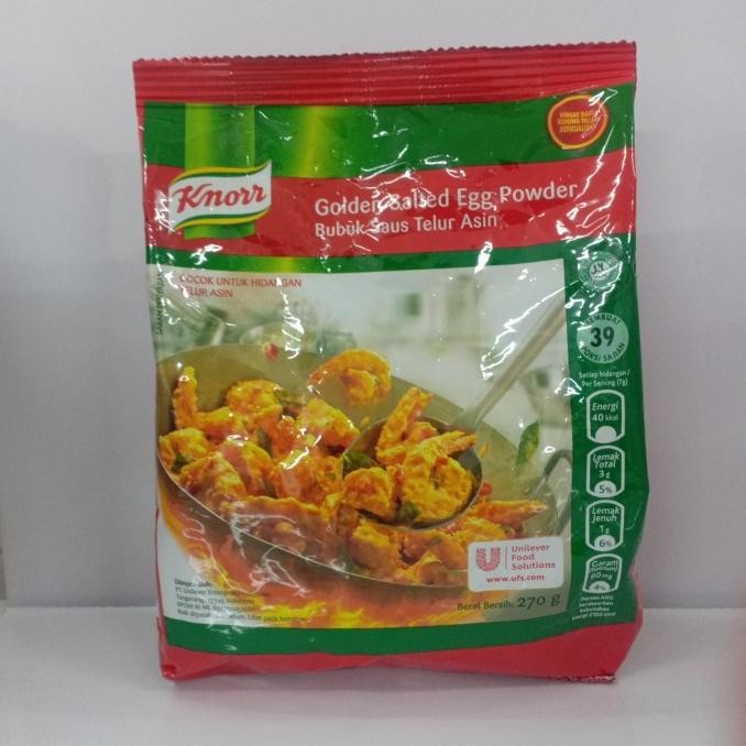 

Terbaru KNORR GOLDEN SALTED EGG POWDER 270 GR BUMBU MASAK TELUR ASIN BUBUK