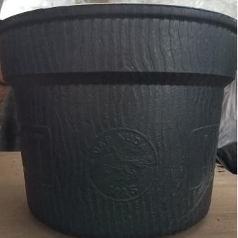 Pot bunga / pot KARET 27 hitam [POT KARET LEBIH KUAT DRI POT PLASTIK]