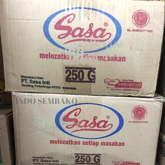 

Terbaru Sasa 48 bungkus x 250g dus / Sasa Penyedap Rasa 250g / Micin Sasa 25