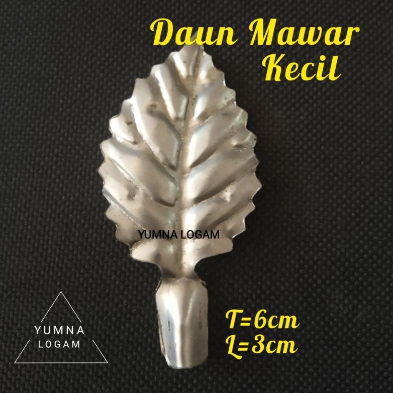 Bisa Cod Daun Mawar Kecil Ornamen Pagar Besi Tempa ,