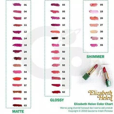 Lipstick Elizabeth Helen Lipstik Arab 4Gr Termurah
