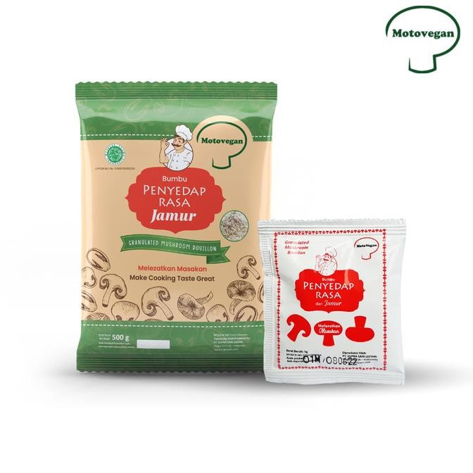 

Terbaru Motovegan Paket Hemat Kaldu Jamur Non Msg 500Gr Dan 5Gr