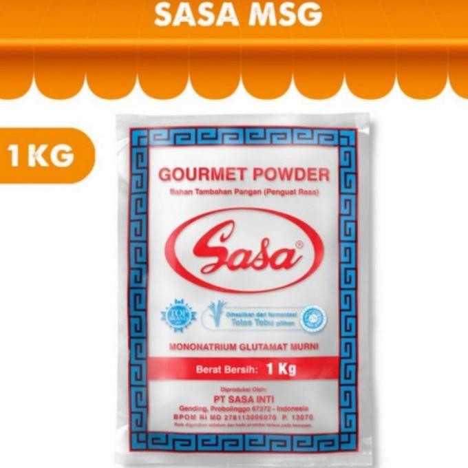 

Terbaru SASA MSG 1 KG MICIN PECIN VETSIN PENYEDAP RASA KEMASAN BESAR