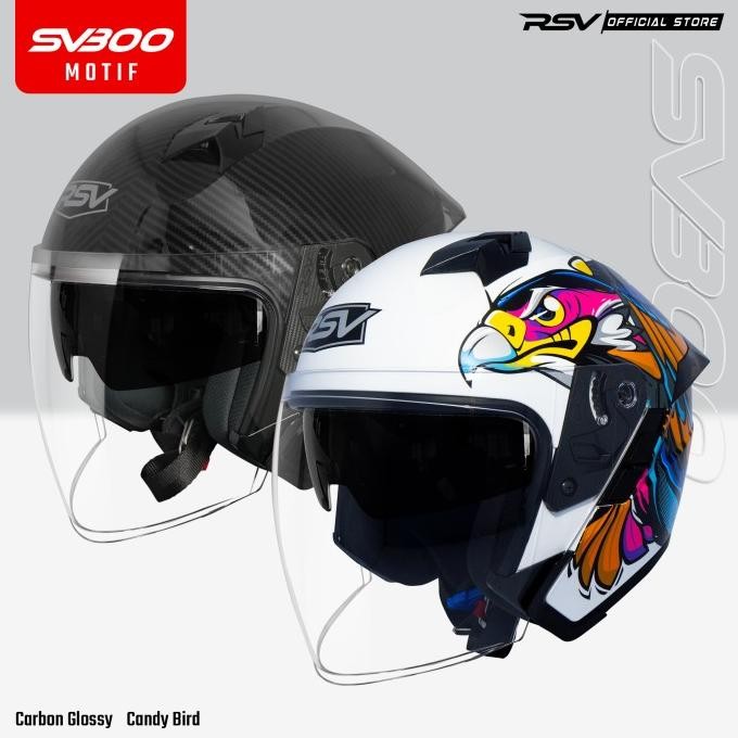 helm half face RSV SV300 MOTIF