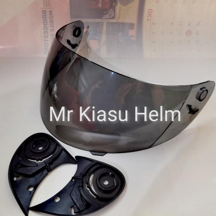Visor Kaca - INK VECTOR bening (modular) + rachet