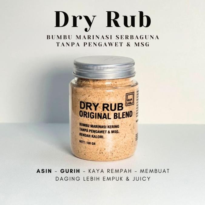 

Terbaru Bumbu Masak Dry Rub Leanlab 100g x1 (Original/Cajun) - Cocok untuk Daging Ayam, Sapi, Ikan, dan Tempe - Bawang, Masakan