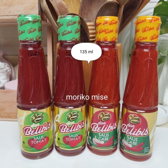 

saus cabe / saus cabai belibis / saus sambal / saus tomat delmonte