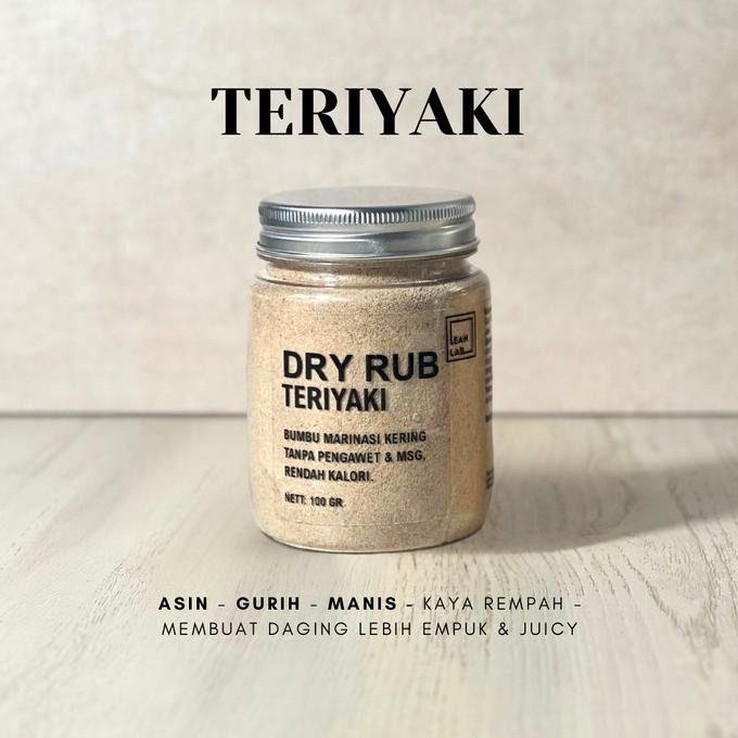 

Bumbu Masak Dry Rub Teriyaki Leanlab - Cocok untuk Daging Ayam, Sapi, Ikan, dan Tempe - Bawang, Masakan