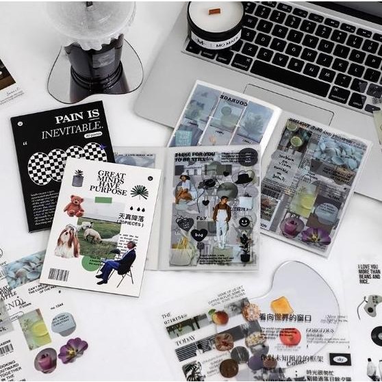 

BEBAS ONGKIR - Book Stickers Packs - Life Notes Series (20sheets)