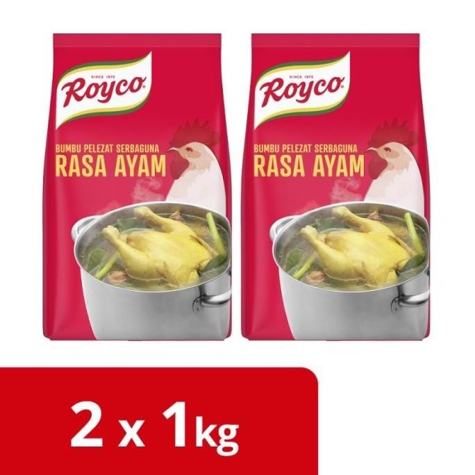 

Terbaru Royco Bumbu Penyedap Rasa Ayam Pouch 1Kg Twinpack