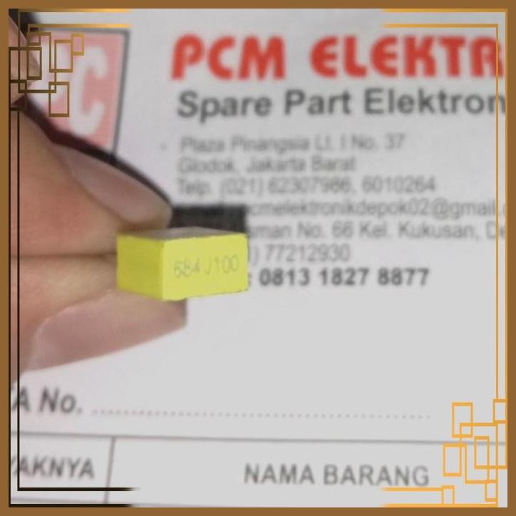 [PCM] KAPASITOR MKM 684 680NF 684J100 100V