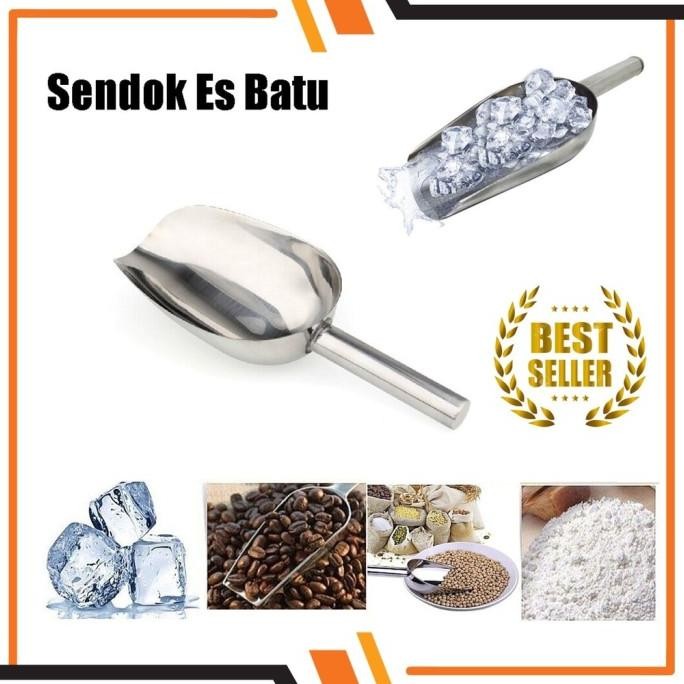 

Terlaris Polkadope Sekop Es Batu Sendok Tepung Stainless Scoop Penyerok Sendok Es Batu Beras Gula Kopi