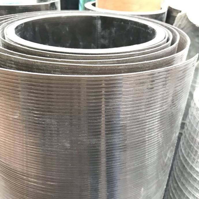 ready Plat fiber hitam garis/ plat fiber pagar/ penutup pagar/ plat fiber
