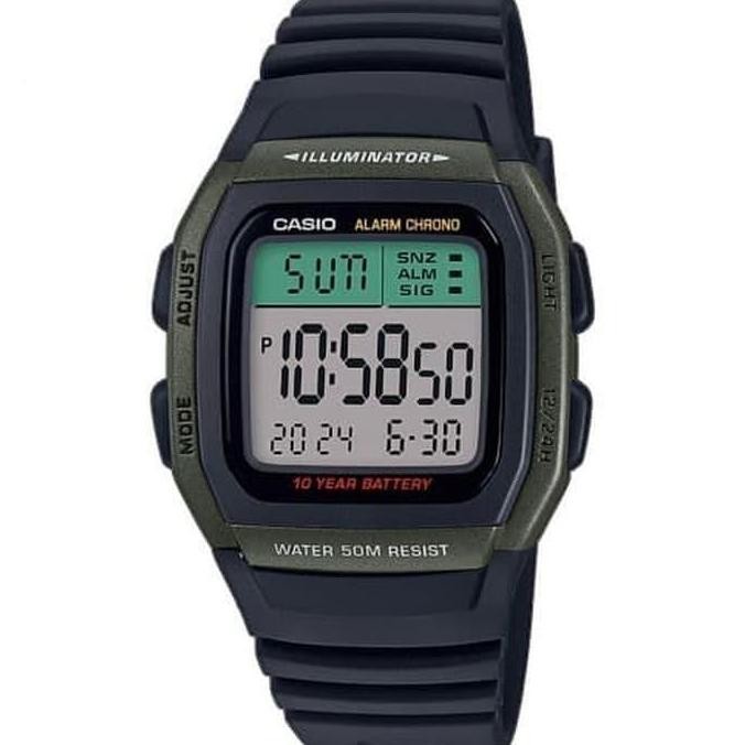Jam Tangan Casio W-96H-3A W 96H W96H W-96H-1B W-96H-1A Original Resmi