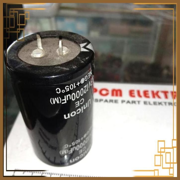 [PCM] 12.000UF 12000UF 12.000 12000 63 63V UNICON CAPACITOR 12000 UF 63 V