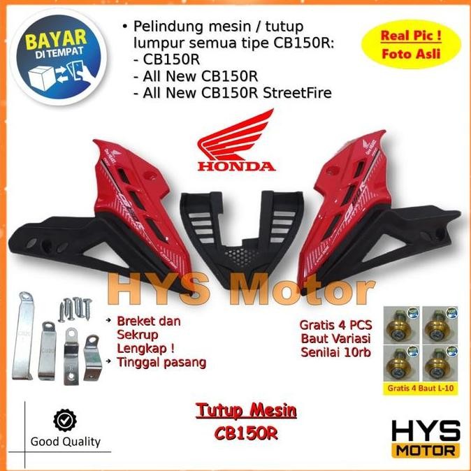 New Tutup Mesin Honda CB150R / All New CB150R / All New CB150R StreetFire - Cover Engine Lumpur Tran