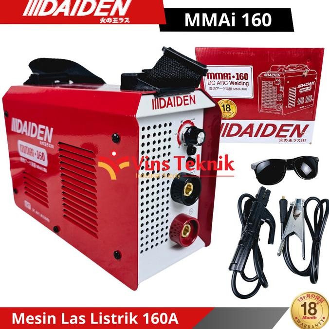 Daiden Mmai 160 Mesin Las Inverter Trafo Las Travo Las 160A Daiden Mma 160 New Stok
