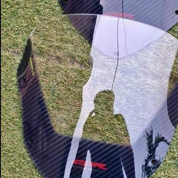 New windshield visor Cbr 150 Old Karbon