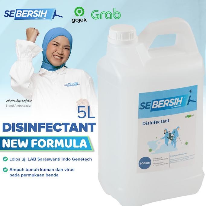 Sebersih - Disinfektan / Cairan Disinfektan 5 Liter / Galon
