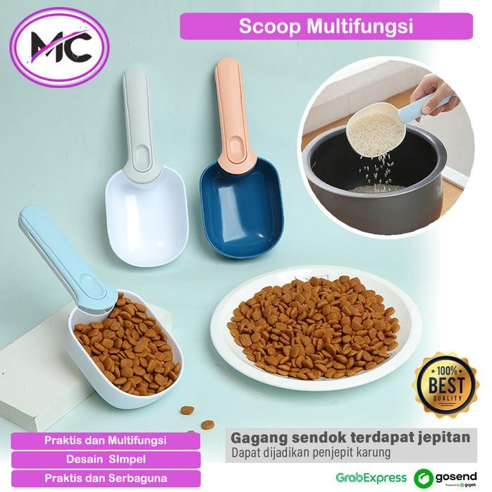 

Terlaris Sendok Scoop Multifungsi Takar Tepung Gula Beras Kopi Penjepit Praktis