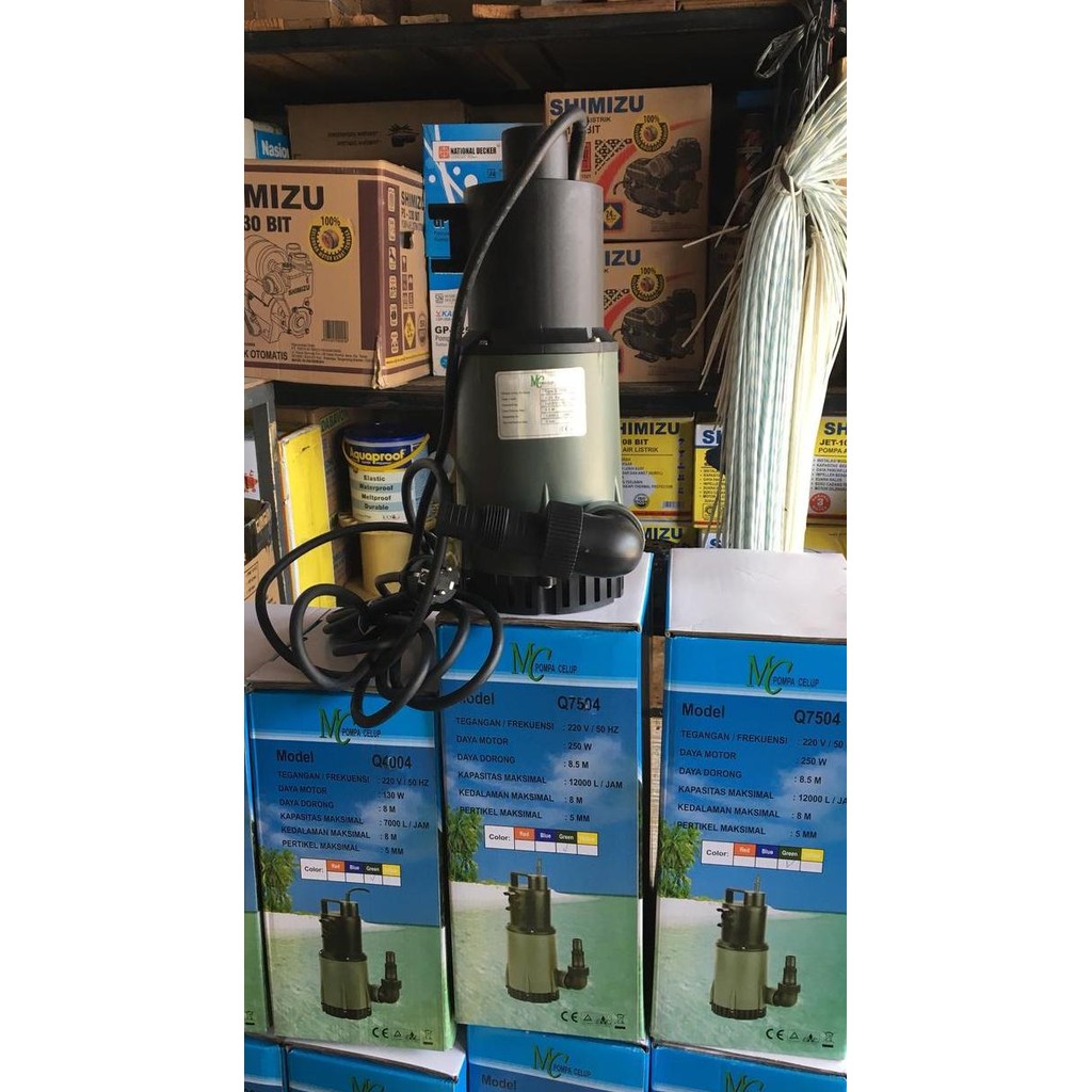 Mesin Pompa Air (pompa Celup/Rendam) Mc Q7504 Non Automatic