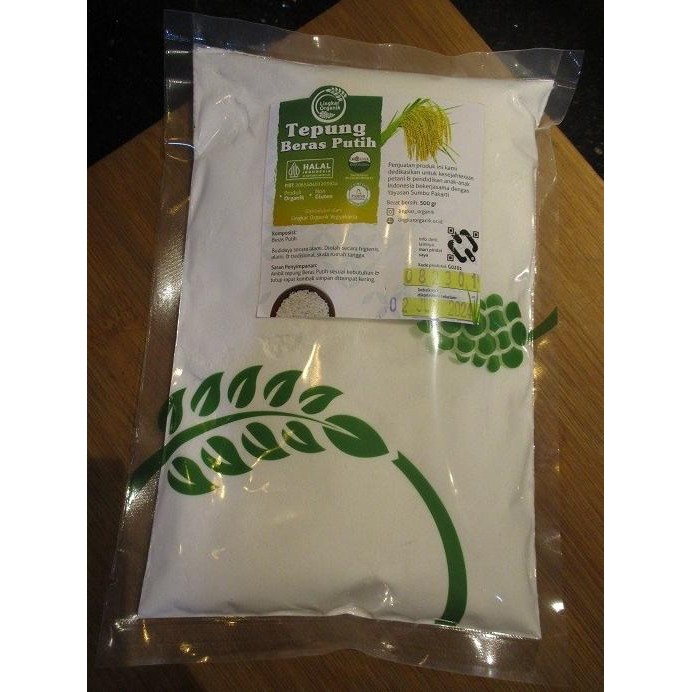 

Terlaris Tepung Beras Putih Organik Lingkar Organik 500 Gr - Free Gluten Mpasi