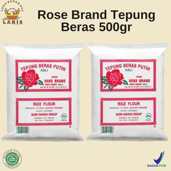 

Terlaris Rose Brand Tepung Beras 500Gr