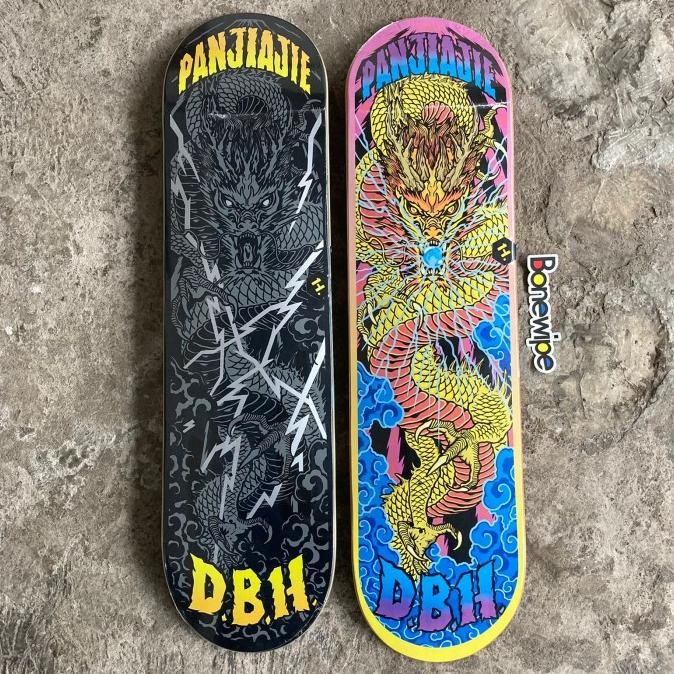 Promo Dbh: Do By Heart Dragon Skateboard Deck Size 8.0