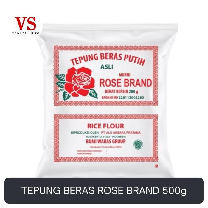 

Terlaris Tepung Beras Rose Brand 500G / Pcs