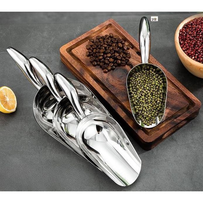 

Terlaris Sendok Es Batu Stainless | Sekop Stainless | Serokan Tepung | Sendok Biji Kopi | Sekop Beras Steel Tanah Kitchenware