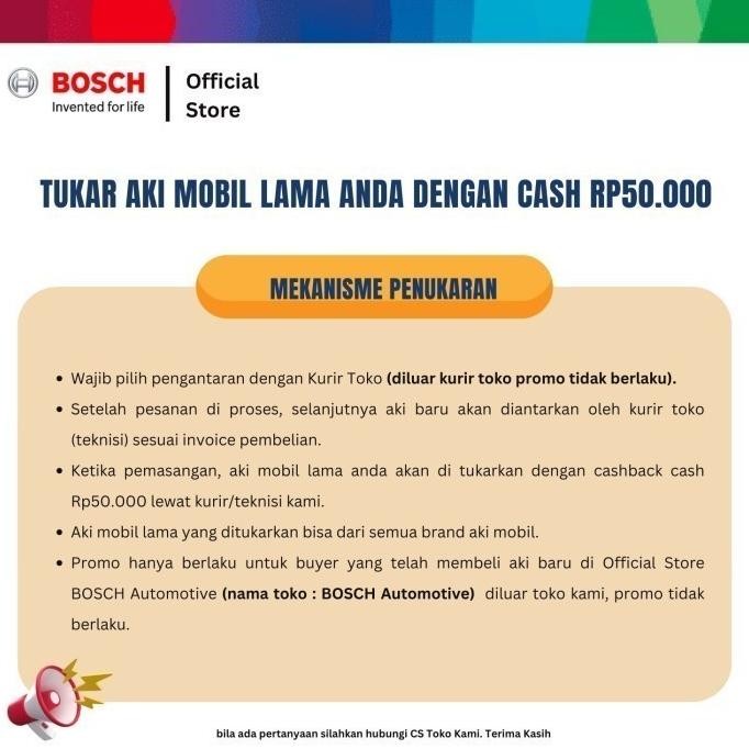 Murah Bosch Aki Mobil Honda Jazz, New Jazz Rs Mf Blue Ns40Zl