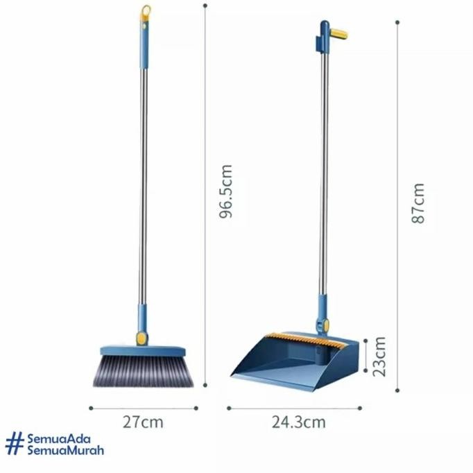 Sapu Korea / Sapu Kekinian / Sapu Slim / Set Sapu Pengki