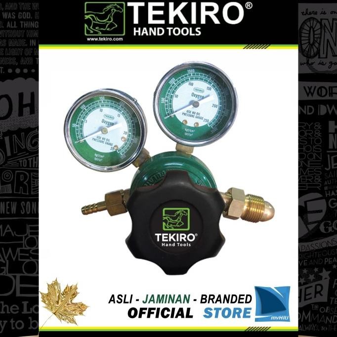 Regulator Las Oksigen Meteran Tabung - Heavy Duty Regulator Tekiro New Stok