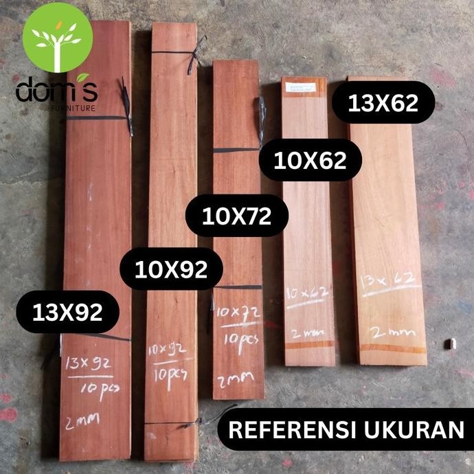 hanya disini] [RETAIL] Veneer Kayu Mahoni Papan 2mm dari Dom's Furniture untuk Laminasi Furniture, K