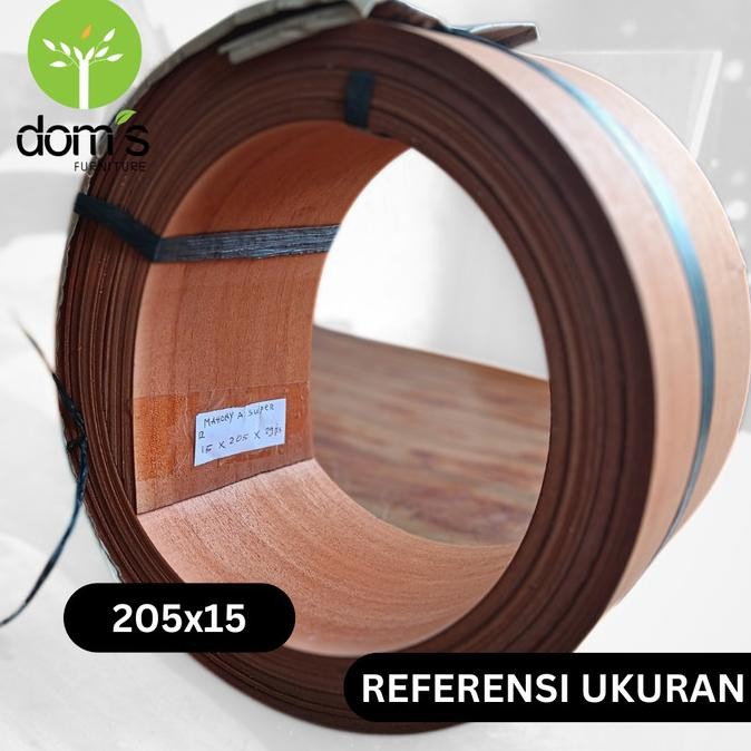 Silahkan Order] Dom's Veneer Kayu Mahoni 0.6mm Bahan/Material Kayu Asli