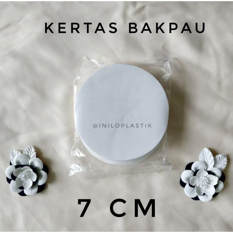 

Fgk-24 Ii-99 Kertas Alas Mini Bakpau Bulat / Alas Bakpao Ukuran 7 Cm @1Pack Murah