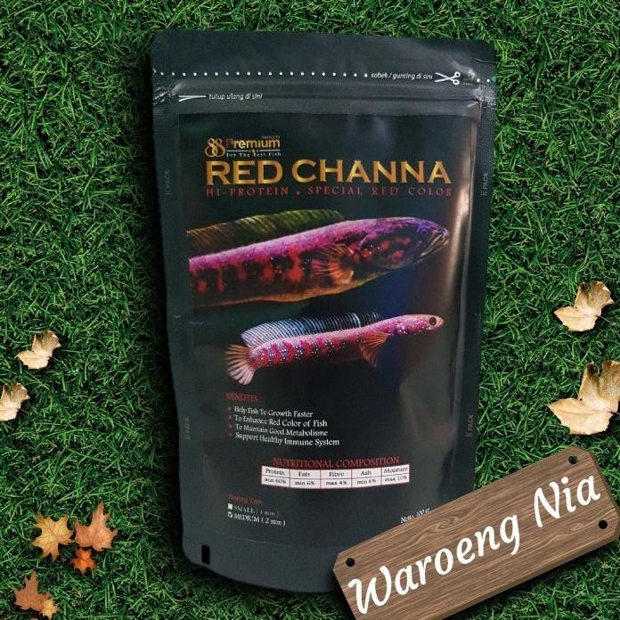 Terlaris Pelet Ikan Channa Premium 88 Red Channa / Pakan Ikan Channa Red Barito