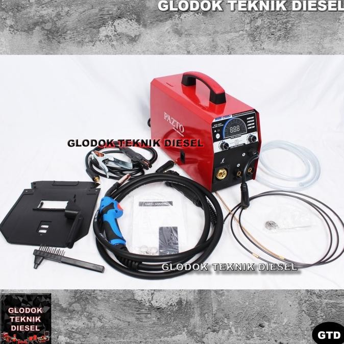 Pazto Mesin Las Mig 200 A Digital 5 Kg Aluminium Co2 Japan Original New Stok