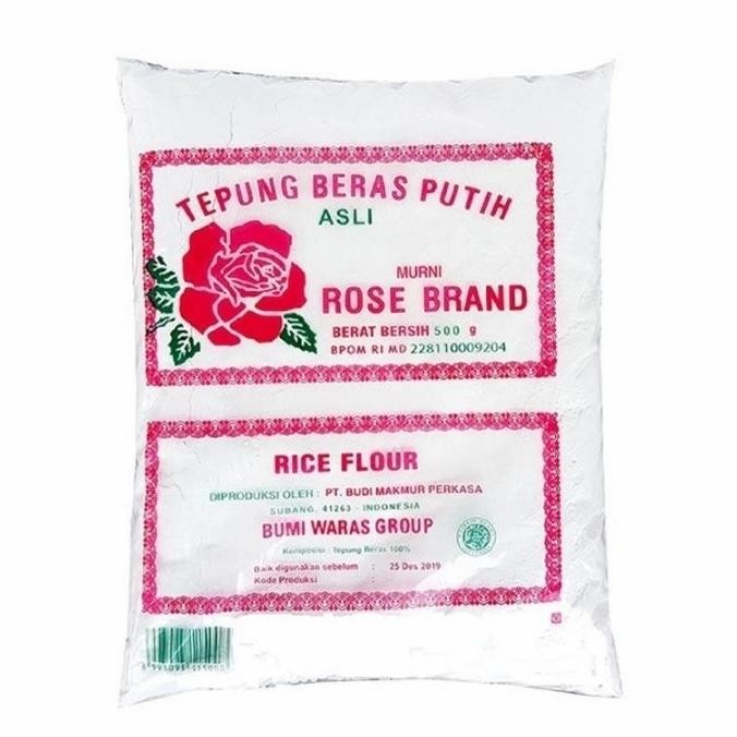 

Terlaris Tepung Beras Rose Brand 500G