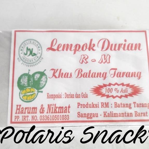 

Dodol Durian Lempo Durian Pontiana Halal