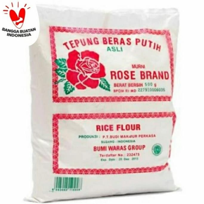 

Terlaris Tepung Beras Rose Brand 500 Gr