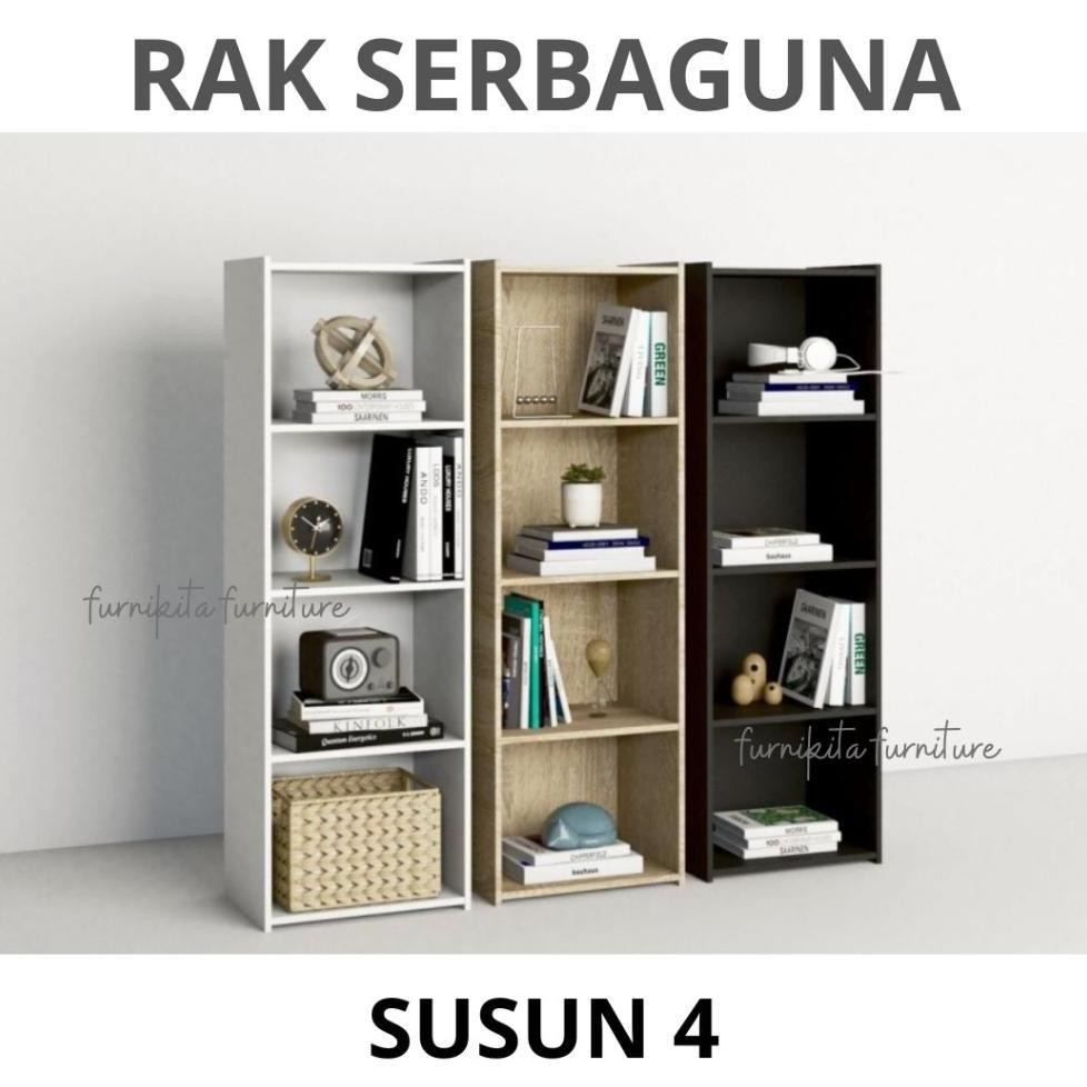 RAK SERBAGUNA KAYU MINIMALIS / LEMARI SERBAGUNA / RAK HELM / RAK JILBAB / RAK BUKU
