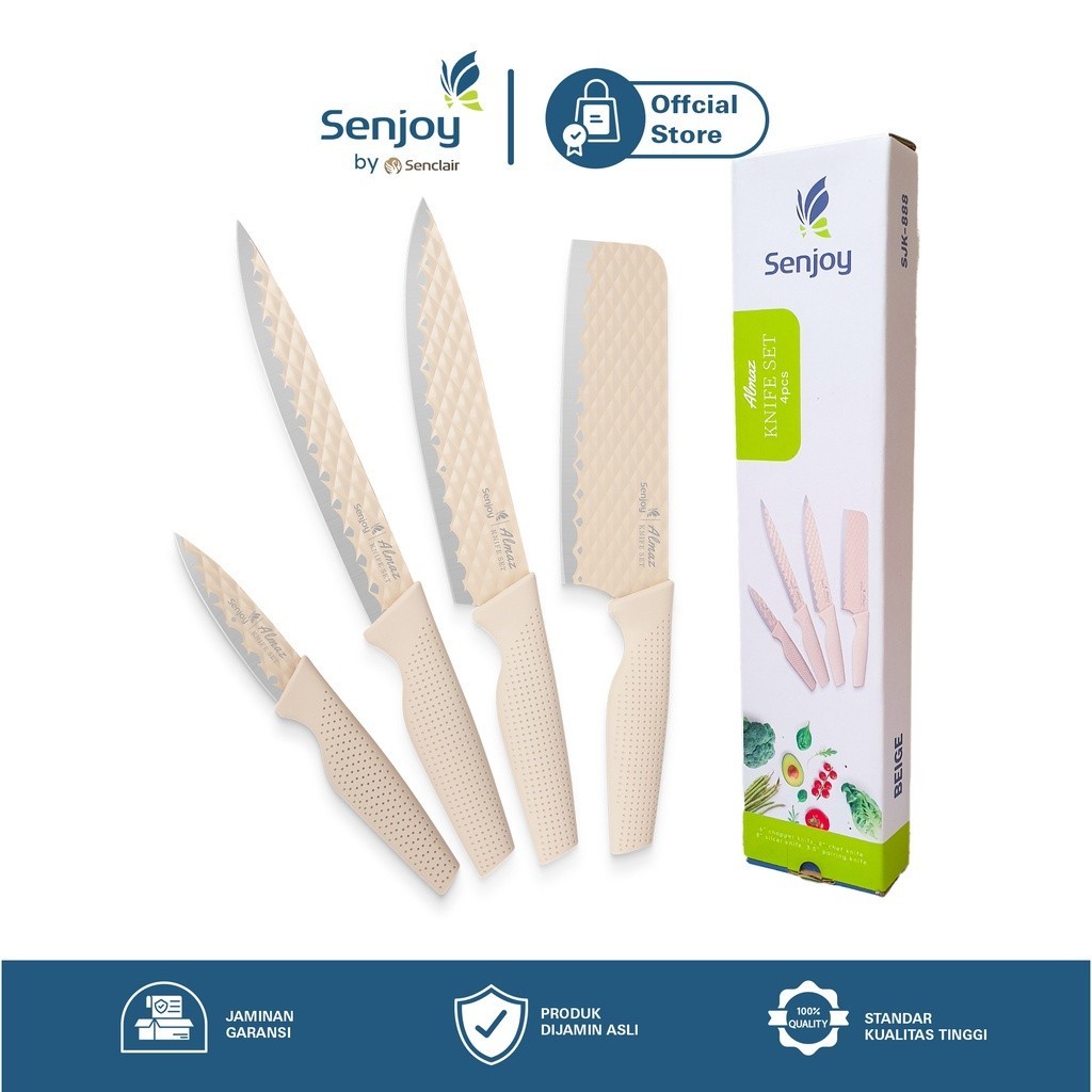 Baru Senjoy By Senclair Almaz Knife Set Sjk-888