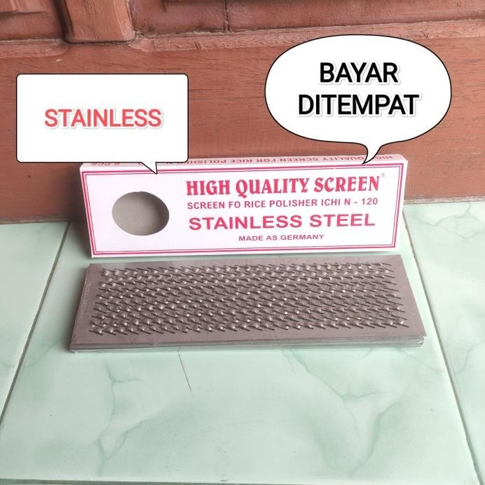 

Terlaris Saringan Sarangan Screen Padi N120 (Stainless) 1 Set Isi 6 Biji