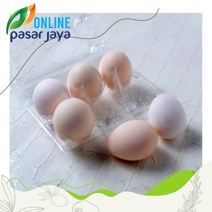 

Terlaris Telur / Telor Ayam Kampung Fresh Isi 6 Pcs