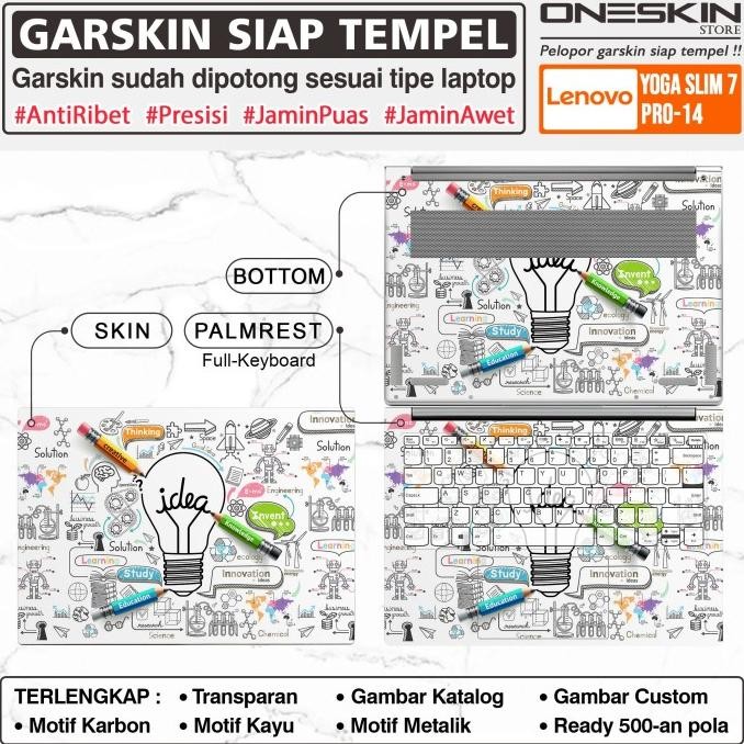 Garskin Skin Laptop Lenovo Yoga Slim 7 7I Pro-14 14Ach5 14Ihu5 14Itl5