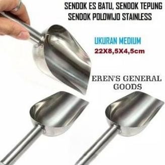 

Terlaris Termurah! Sendok Sekop Stainless Steel Es Batu Beras Tepung Kopi Curah