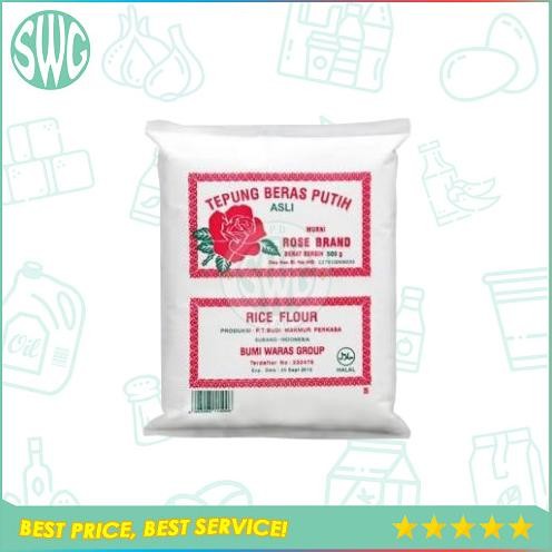 

Terlaris Rose Brand Tepung Beras Putih Rice Flour 500 Gram - 1 Karton (20 Pcs)