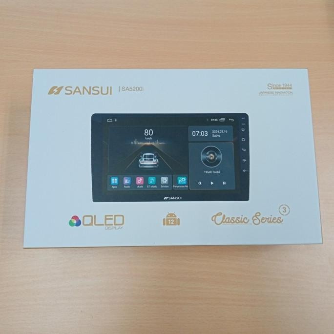 New HEAD UNIT ANDROID SANSUI CLASSIC SERIES SA-5200i 9 INCH RAM 2/32GB / HEAD UNIT ANDROID SANSUI CL
